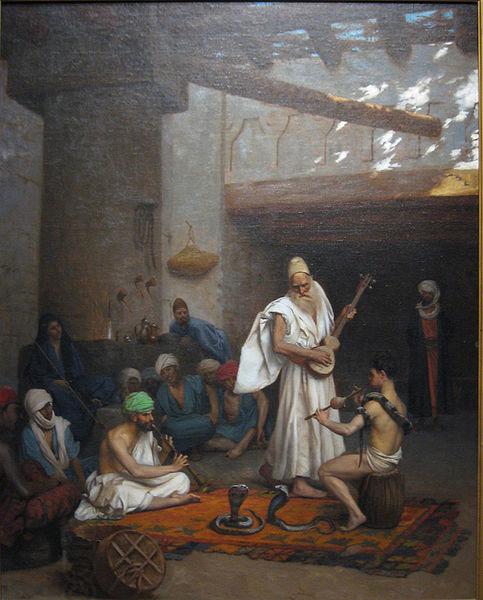 Jean-Leon Gerome The Snake Charmer oil painting picture
